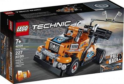 Technic Lego 42104 - Pull-Back - Race Truck Dragster (227 Teile)