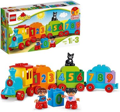 LEGO 10847 DUPLO Zahlenzug, Baby Spielzeug, Zug, Kinderspielzeug ab 1,5 Jahren