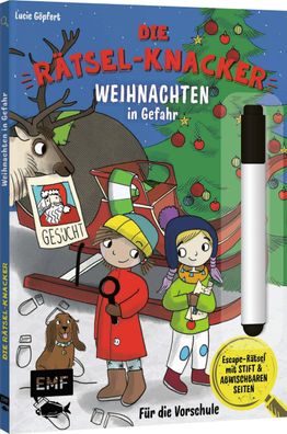 Die R?tsel-Knacker - Weihnachten in Gefahr (Buch mit abwischbarem Stift), L ...