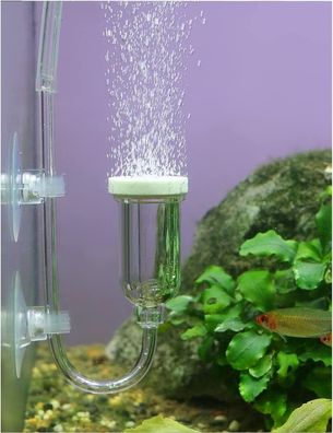 Aquarium Luftstein, Zubehör für Aquarienluftpumpen Kit mit Steuerventil Leise