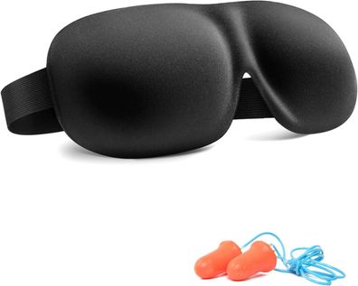 Schlafmaske für Männer & Frauen, Trilancer 3D Schlafbrille Nachtmaske, Memory