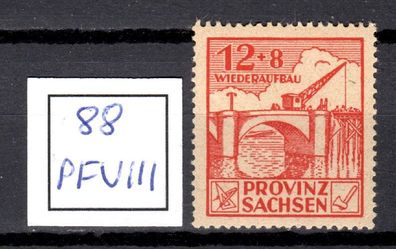 SBZ Provinz-Sachsen Mi. Nr. 88A Plattenfehler VIII postfrisch mnh