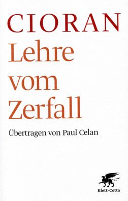 Lehre vom Zerfall, Emile M Cioran