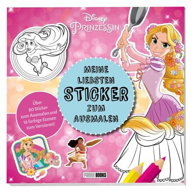 Disney Prinzessin: Meine liebsten Sticker zum Ausmalen,