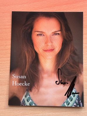 Susan Hoecke Autogrammkarte original signiert #S2558