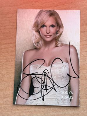 Sonya Kraus Autogrammkarte original signiert #S2593