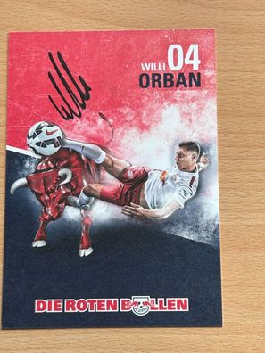Willi Orban -RB Leipzig - Autogrammkarte original signiert - #S2248