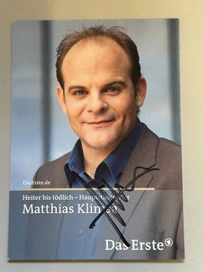 Matthias Klimsa Autogrammkarte original signiert #S1884