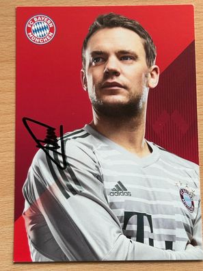Manuel Neuer- FC Bayern München - Autogrammkarte original signiert - #S2217