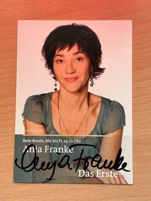 Anja Franke Rote Rosen Autogrammkarte original signiert #S2507