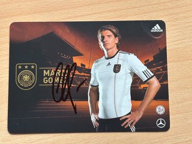 Mario Gomez - Nationalmannschaft - Autogrammkarte original signiert - #S2099