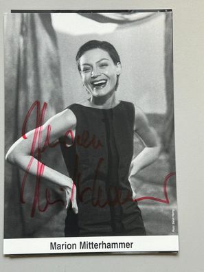 Marion Mitterhammer Autogrammkarte original signiert #S1801