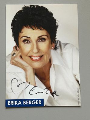 Erika Berger Autogrammkarte original signiert #S1725