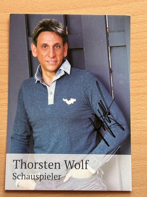 Thorsten Wolf Autogrammkarte original signiert #S1523
