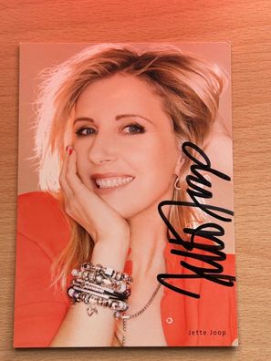 Jette Joop Autogrammkarte original signiert #S2578