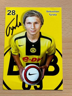 Sebastian Tyrala - Borussia Dortmund - Autogrammkarte original signiert - #S2369