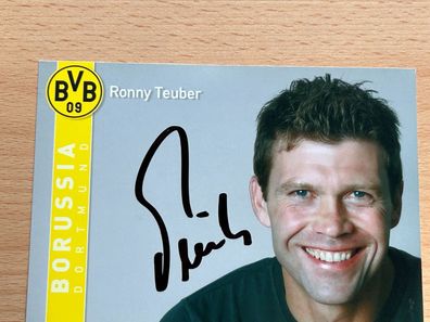 Ronny Teuber - Borussia Dortmund - Autogrammkarte original signiert - #S2399