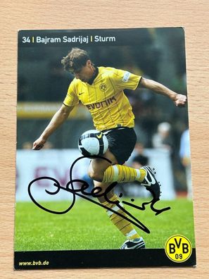 Bajram Sadrijaj - Borussia Dortmund - Autogrammkarte original signiert - #S2370