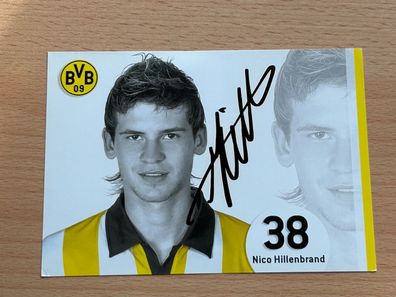 Nico Hillenbrand - Borussia Dortmund - Autogrammkarte original signiert - #S2401