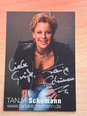 Tanja Schumann Autogrammkarte original signiert #S2553