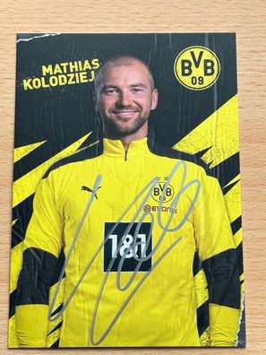 Mathias Kolodziej -Borussia Dortmund - Autogrammkarte original signiert - #S2388