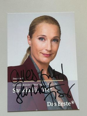 Saskia Fischer Großstadtrevier Autogrammkarte original signiert #S1788
