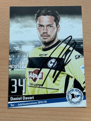 Daniel Davari - Arminia Bielefeld - Autogrammkarte original signiert - #S2407