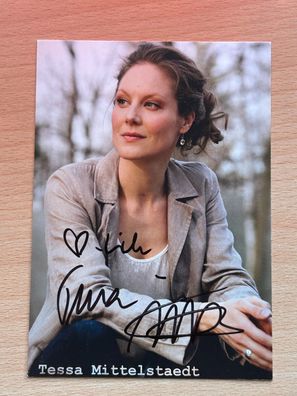 Tessa Mittelstaedt Autogrammkarte original signiert #S2570