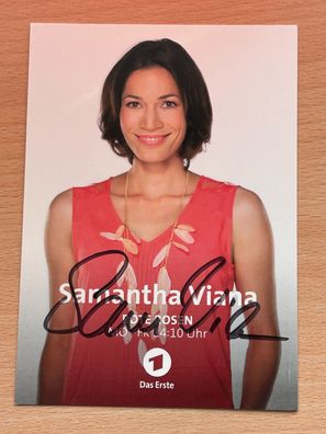 Samantha Viana Rote Rosen Autogrammkarte original signiert #S2601