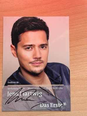 Jens Hartwig Verbotene Liebe Autogrammkarte original signiert #S2536