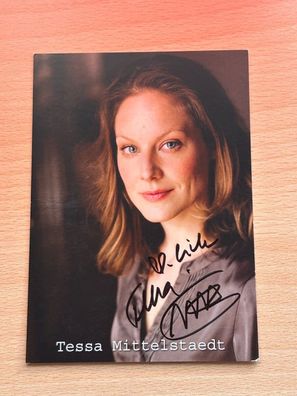 Tessa Mittelstaedt Autogrammkarte original signiert #S2555