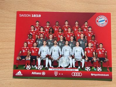 Kader - FC Bayern München - Autogrammkarte - #S2212