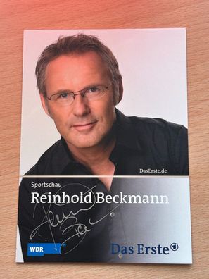 Reinhold Beckmann Sportschau Autogrammkarte original signiert #S2609