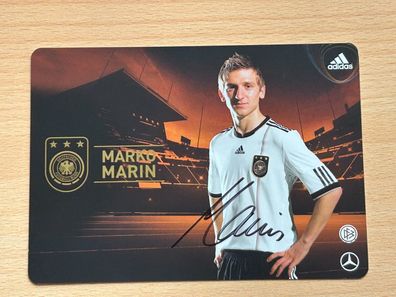 Marko Marin- Nationalmannschaft - Autogrammkarte original signiert - #S2097