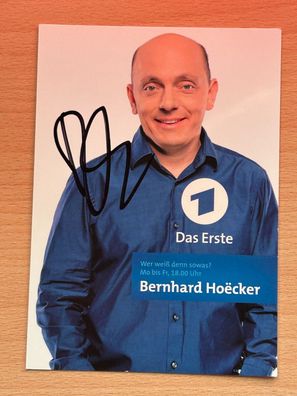 Bernhard Hoecker Wer weiß denn sowas? Autogrammkarte original signiert #S2529