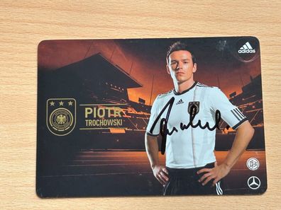 Piotr Trochowski- Nationalmannschaft - Autogrammkarte original signiert - #S2095