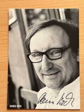 Rainer Bock Autogrammkarte original signiert #S1509