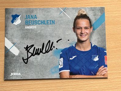 Jana Beuschlein -TSG 1899 Hoffenheim- Autogrammkarte original signiert - #S2103