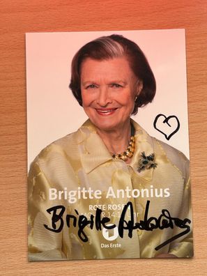 Brigitte Antonius Rote Rosen Autogrammkarte original signiert #S2509