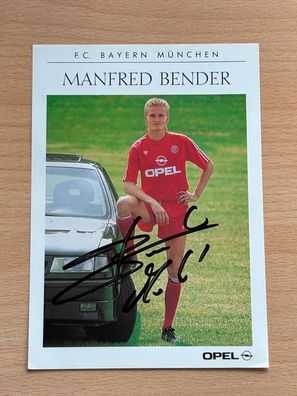 Manfred Bender - FC Bayern München - Autogrammkarte original signiert - #S2148