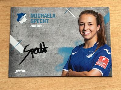 Michaela Specht -TSG 1899 Hoffenheim- Autogrammkarte original signiert - #S2116