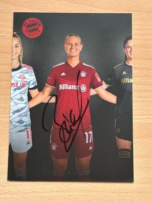 Klara Bühl - FC Bayern München - Autogrammkarte original signiert - #S2189