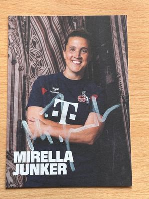 Mirella Junker- 1. FC Köln- Autogrammkarte original signiert - #S2170