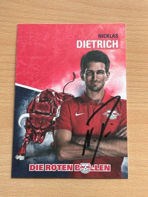 Nicklas Dietrich - RB Leipzig - Autogrammkarte original signiert - #S2247