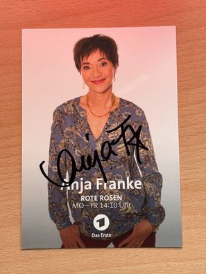 Anja Franke Rote Rosen Autogrammkarte original signiert #S2508