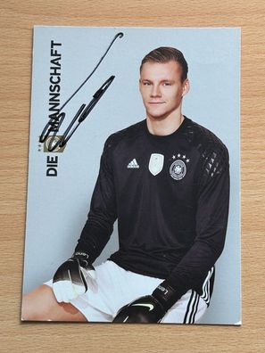 Bernd Leno - Nationalmannschaft - Autogrammkarte original signiert - #S2069