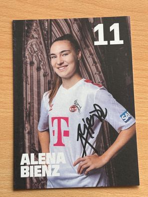 Alena Bienz- 1. FC Köln - Autogrammkarte original signiert - #S2158