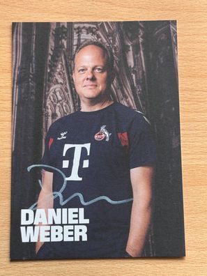 Daniel Weber - 1. FC Köln - Autogrammkarte original signiert - #S2169