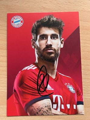 Javi Martínez - FC Bayern München - Autogrammkarte original signiert - #S2223