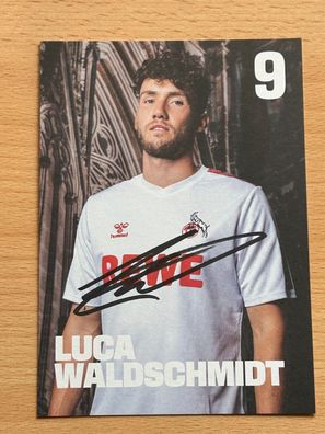 Luca Waldschmidt 1. FC Köln Autogrammkarte orig. signiert #S2008